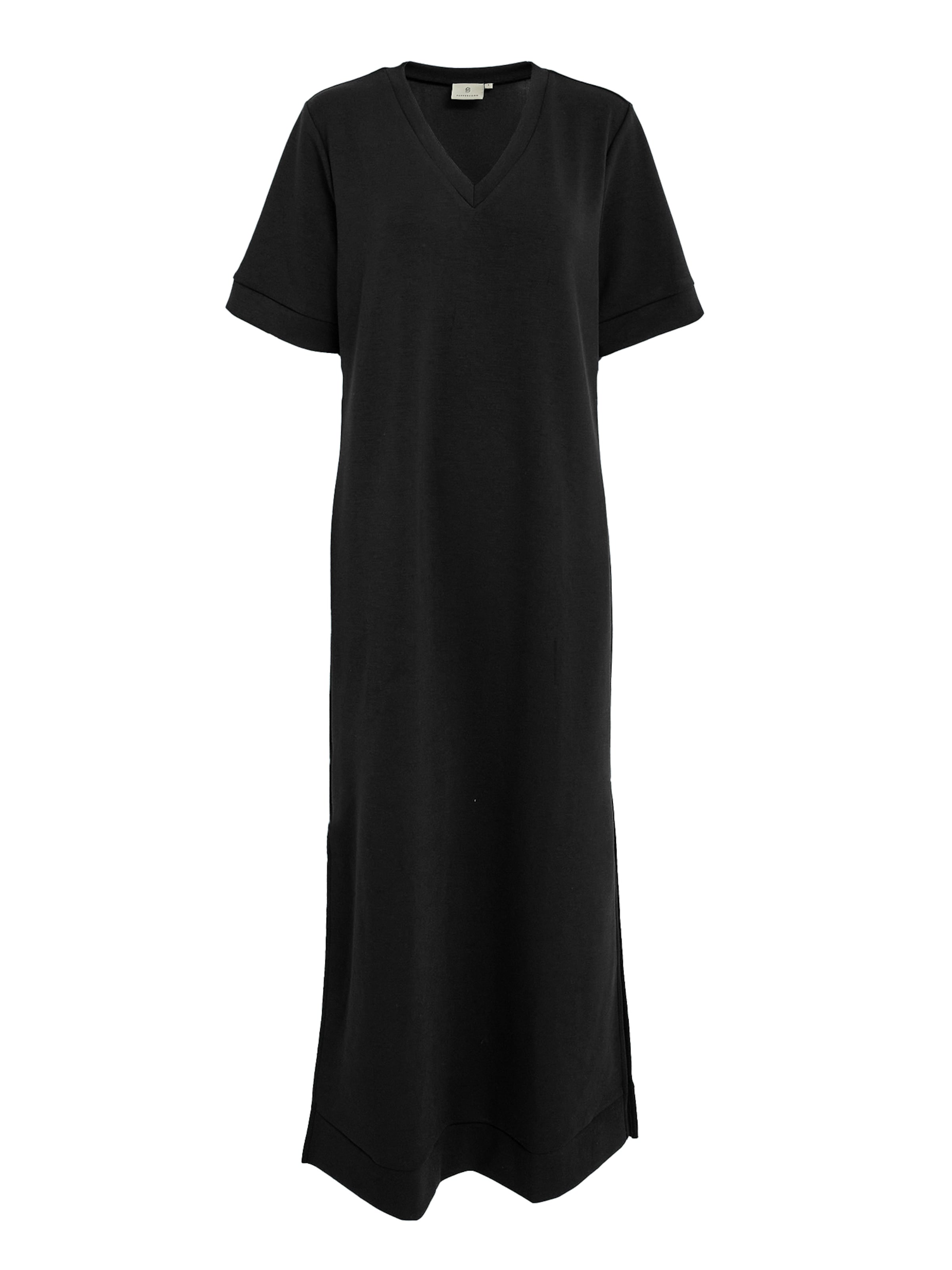 Peppercorn Jurk 'Dicette' in Zwart: voorkant