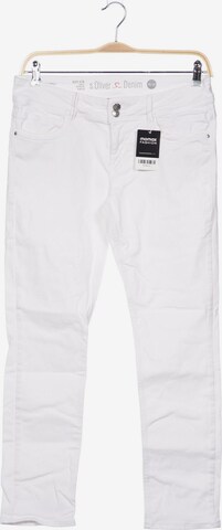 s.Oliver Jeans in 30-31 in White: front