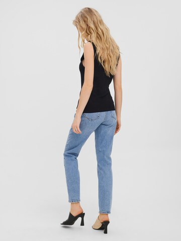 VERO MODA Gebreide top in Zwart