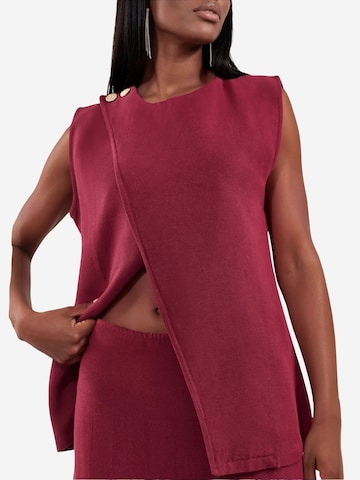 Tenue d'intérieur 'Zweiteiliges Set' MSN Collection en rouge