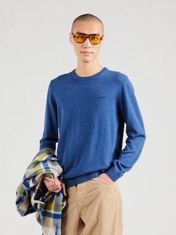 Pull-over s.Oliver en bleu : devant