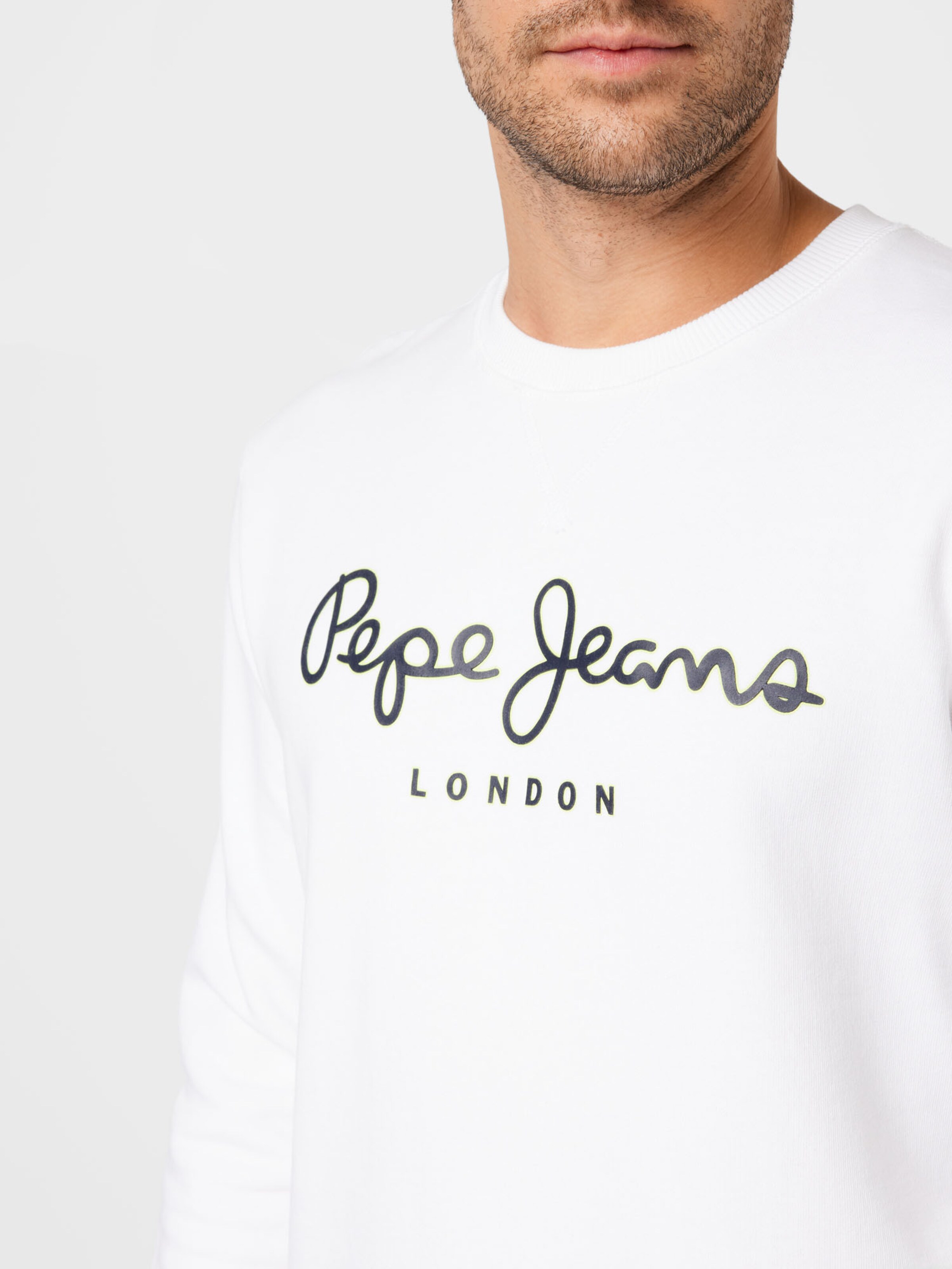 Pepe Jeans Sweatshirt 'George' in White | ABOUT YOU