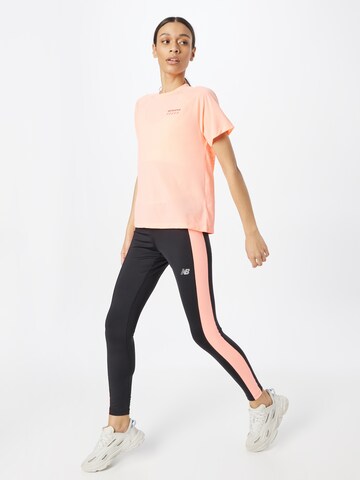 new balance Skinny Spodnie sportowe 'Accelerate' w kolorze czarny