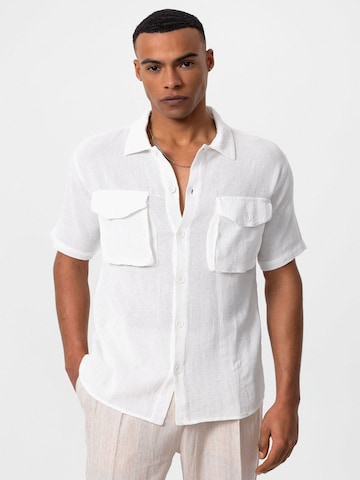 Regular fit Camicia di Antioch in bianco: frontale