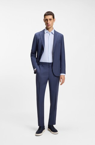 BOSS Slim fit Button Up Shirt 'P-Hank' in Blue