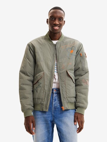 Desigual Between-season jacket in Grey: front