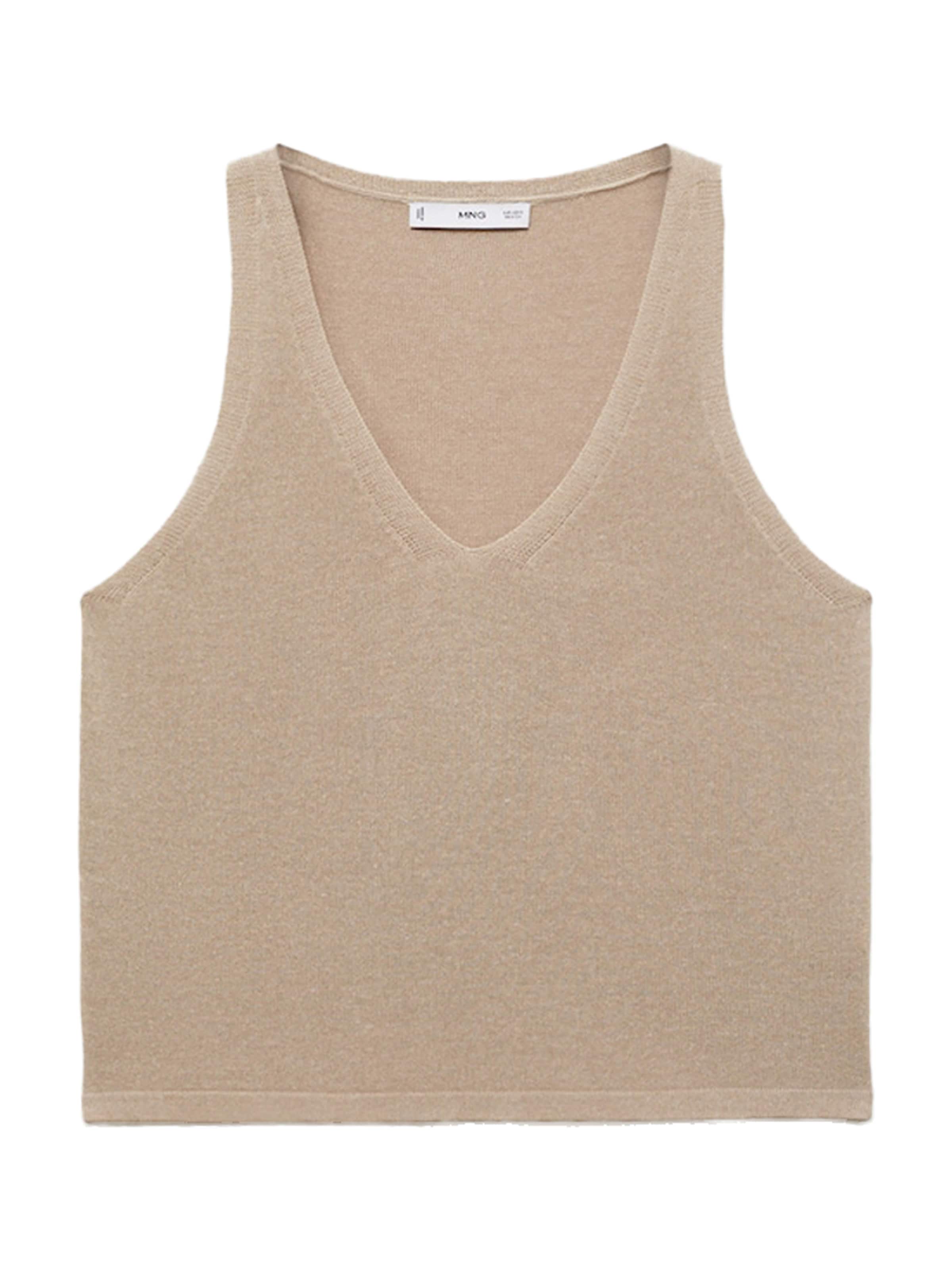 MANGO Kardigany 'VELLA' – šedá: přední strana