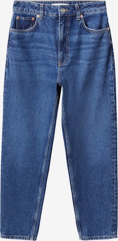 MANGO Tapered Jeans in Blauw: voorkant