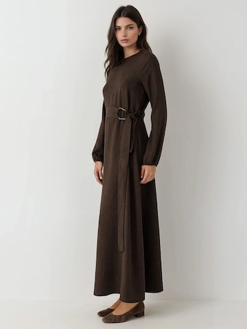 Hiccup Dress in Brown