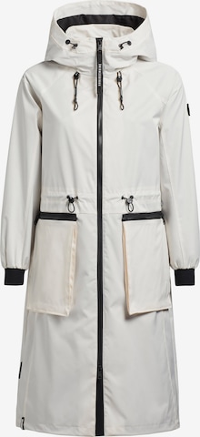 Manteau mi-saison 'Paxi' khujo en blanc : devant