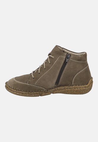 JOSEF SEIBEL Schnürstiefelette 'Neele' in Beige