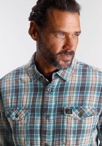 ARIZONA Slim fit Button Up Shirt in Green
