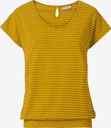 VAUDE Performance Shirt 'Skomer II' in Yellow: front