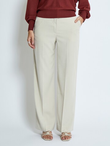 minus Wide leg Pleated Pants 'Livina' in Beige: front