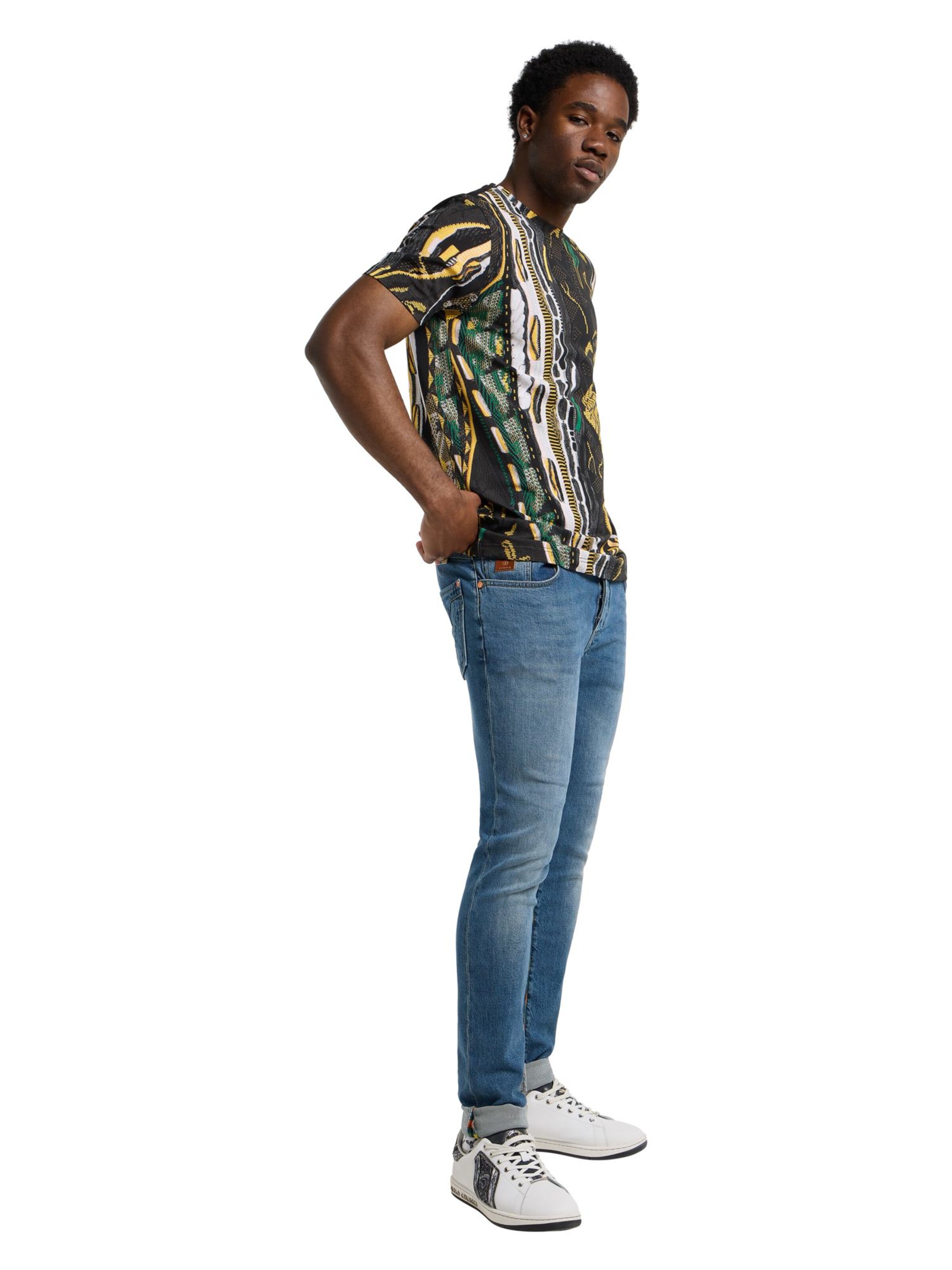 T-Shirt 'Einhaeuserer' Carlo Colucci en noir