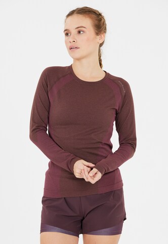 ENDURANCE Functioneel shirt 'Halen' in Rood: voorkant