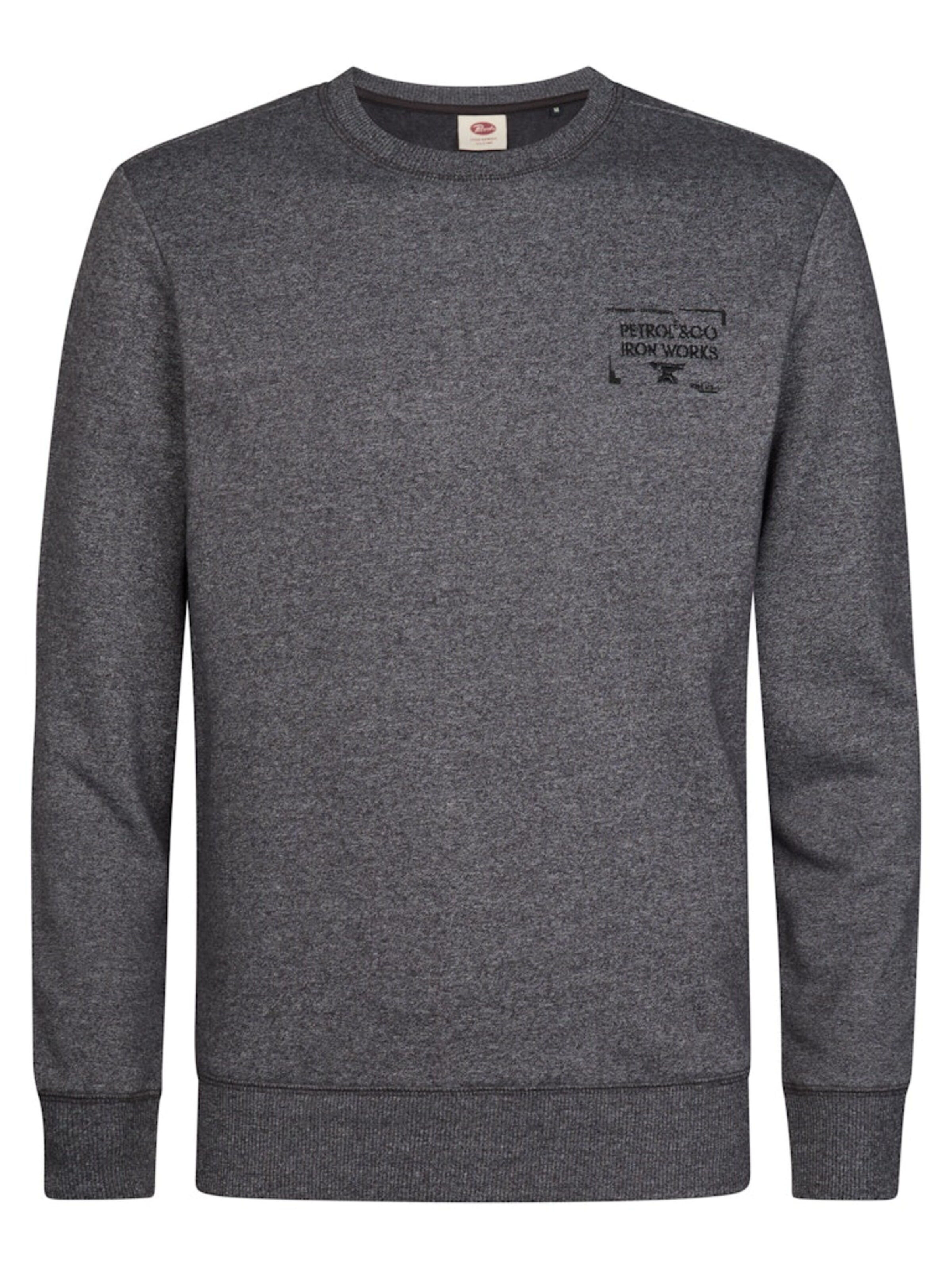 Petrol Industries Sweatshirt in Grau: Vorderseite