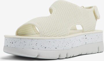 CAMPER Sandals 'Oruga Up' in White: front