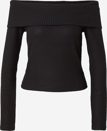 PIECES Shirt 'PCLENDA' in Black: front