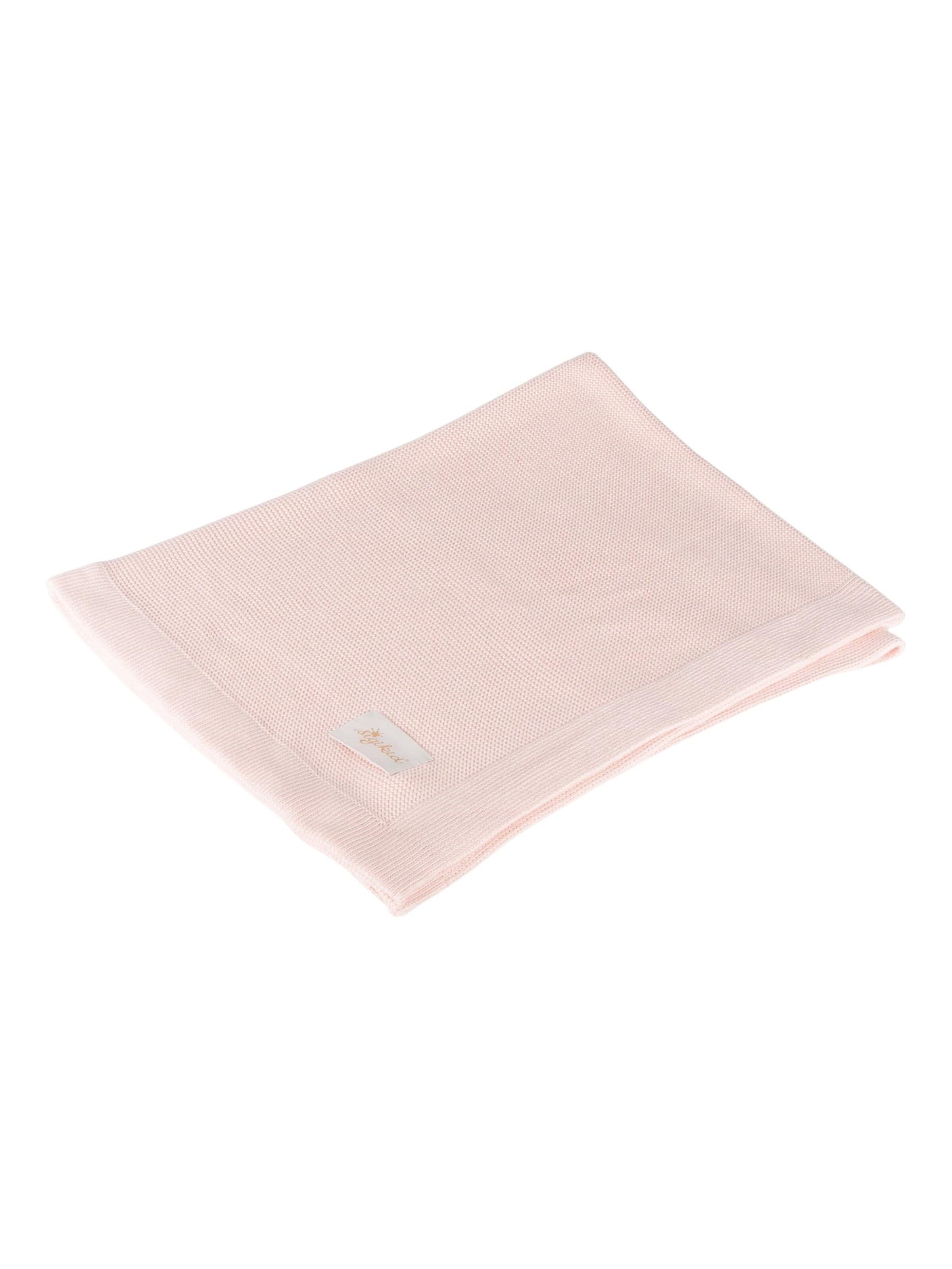 SIGIKID Babydecke 'Strickdecke Knitted Love Babydecke'‌‌‌‌‌‌ in Pink: Vorderseite