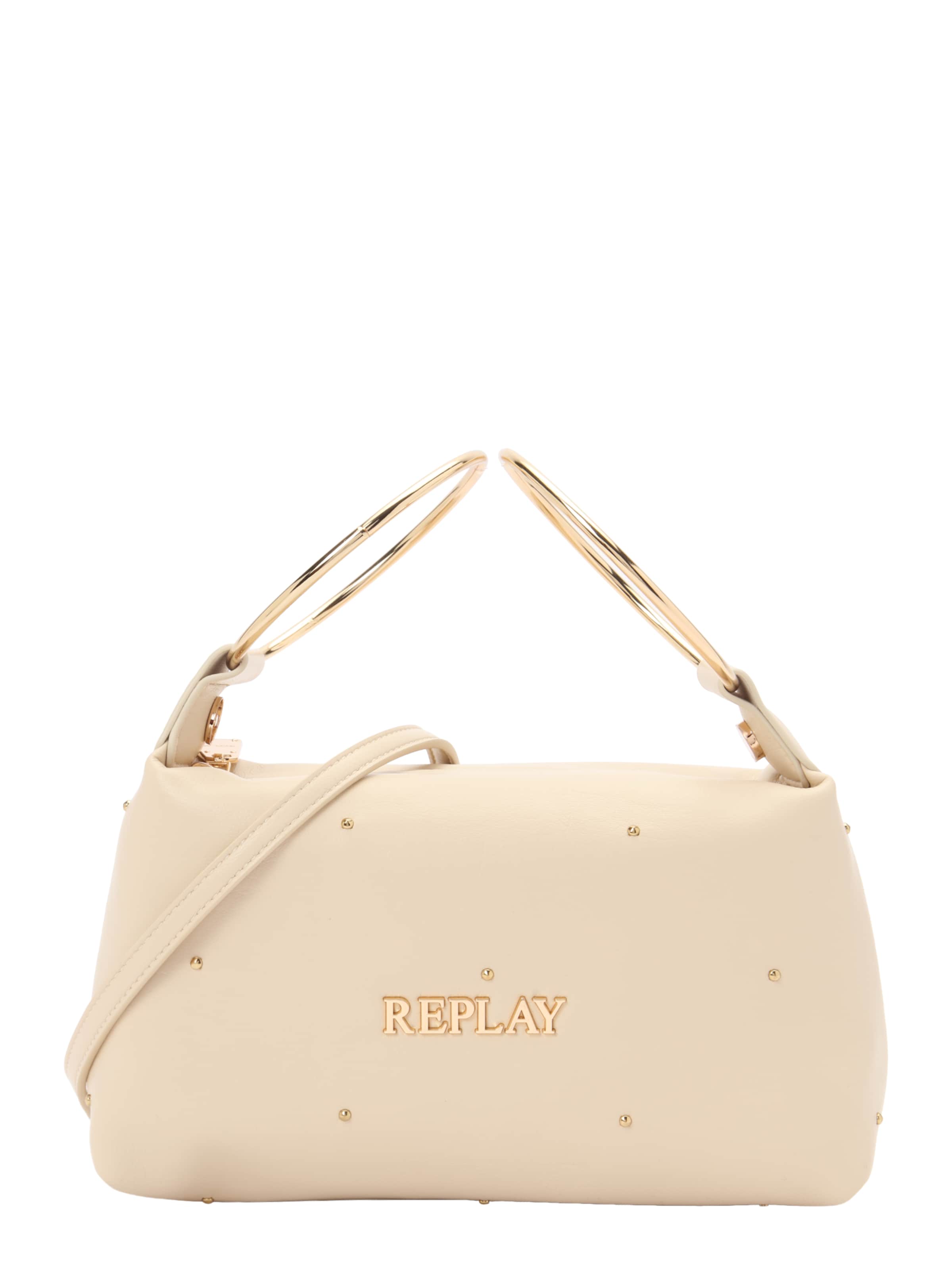 REPLAY Håndtaske i hvid: forside