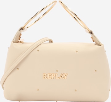 REPLAY Håndtaske i hvid: forside