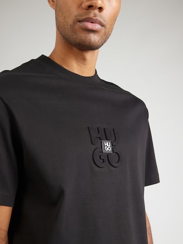 HUGO - Camisa 'Debostac' em preto