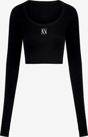 Pull-over NOCTURNE en noir : devant