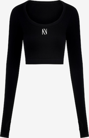 NOCTURNE Pullover in Schwarz: predná strana