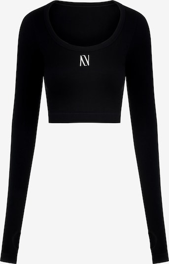 NOCTURNE Pullover in schwarz / weiß, Produktansicht