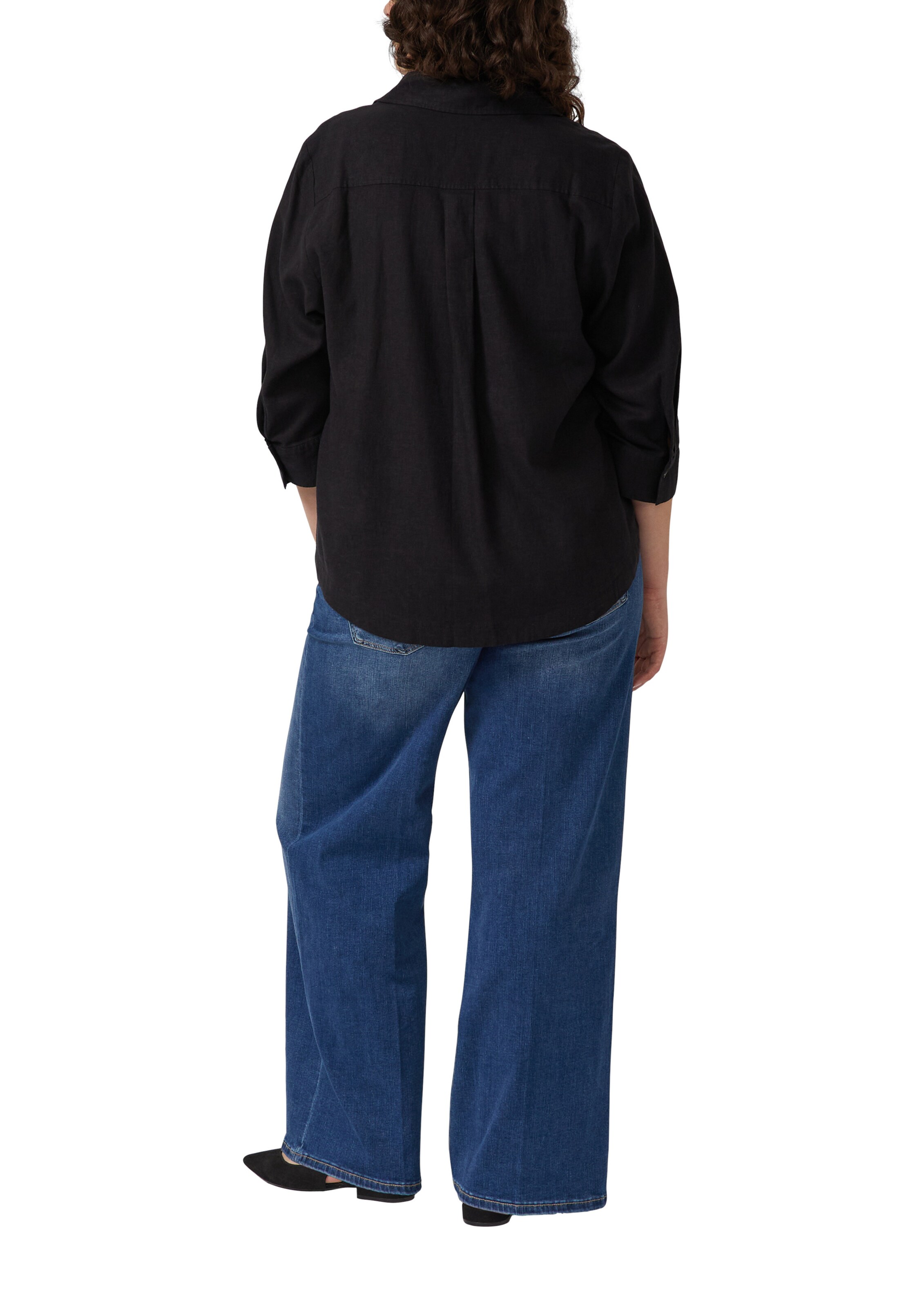 s.Oliver Blouse in Zwart