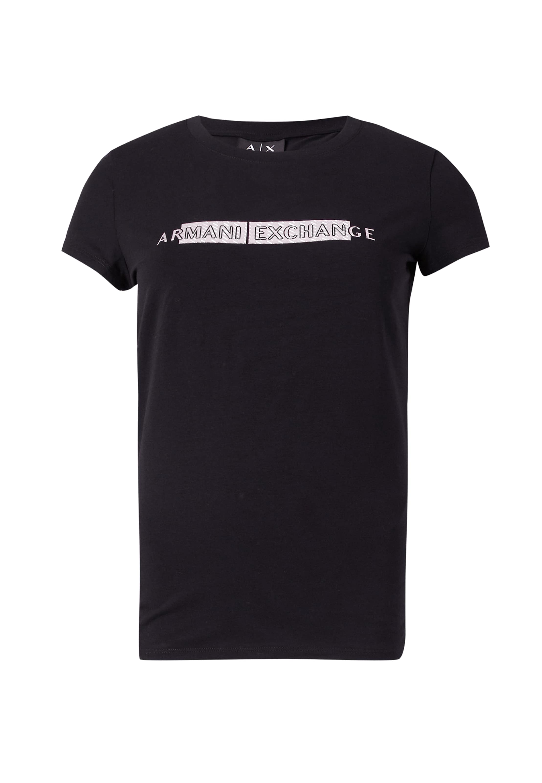 Maglietta di ARMANI EXCHANGE in nero: frontale