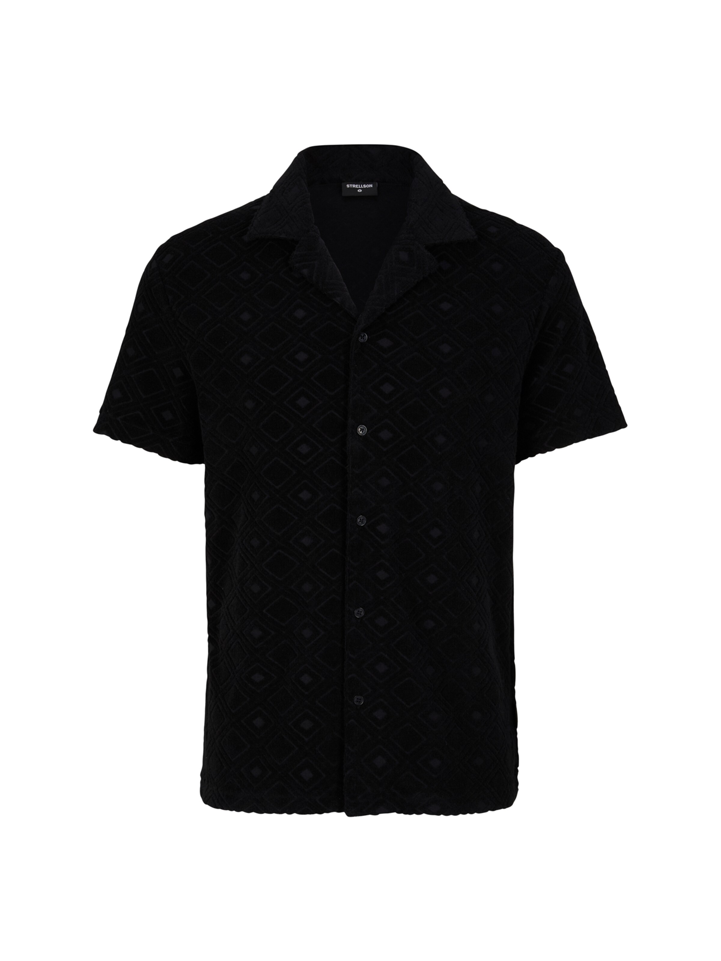 STRELLSON Regular Fit Hemd 'Joseph' in Schwarz: Vorderseite