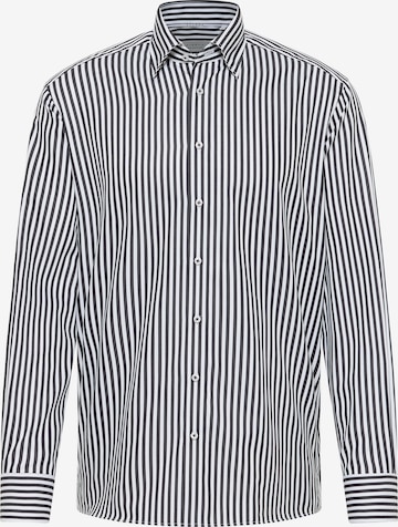 ETERNA Zakelijk overhemd in Zwart: voorkant