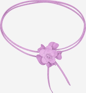 COLLEZIONE ALESSANDRO Gürtel 'Blüte' in Lila: Vorderseite