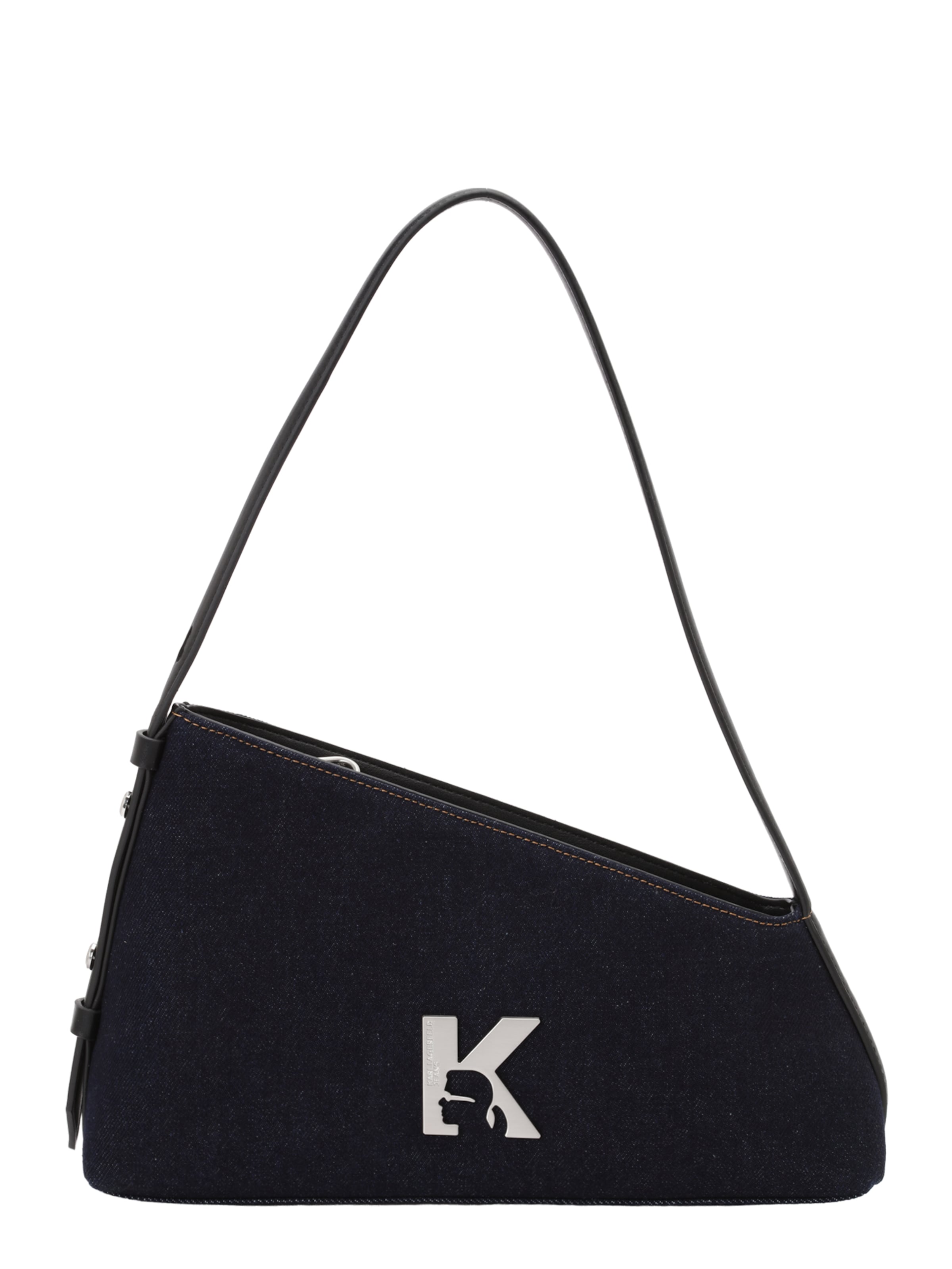 Borsa a spalla di KARL LAGERFELD JEANS in blu: frontale
