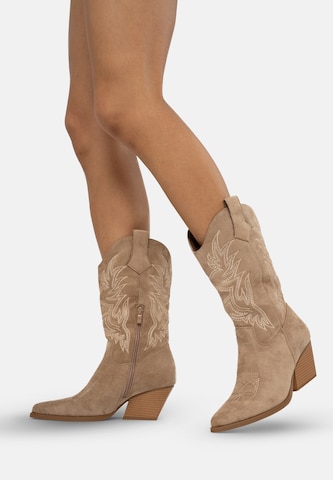 Stivale da cowboy di Salinyang in verde