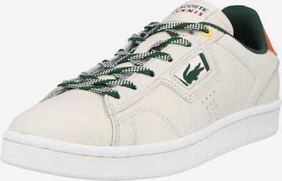 LACOSTE Sneaker in grasgrün / dunkelorange / feuerrot / schwarz / wollweiß, Produktansicht