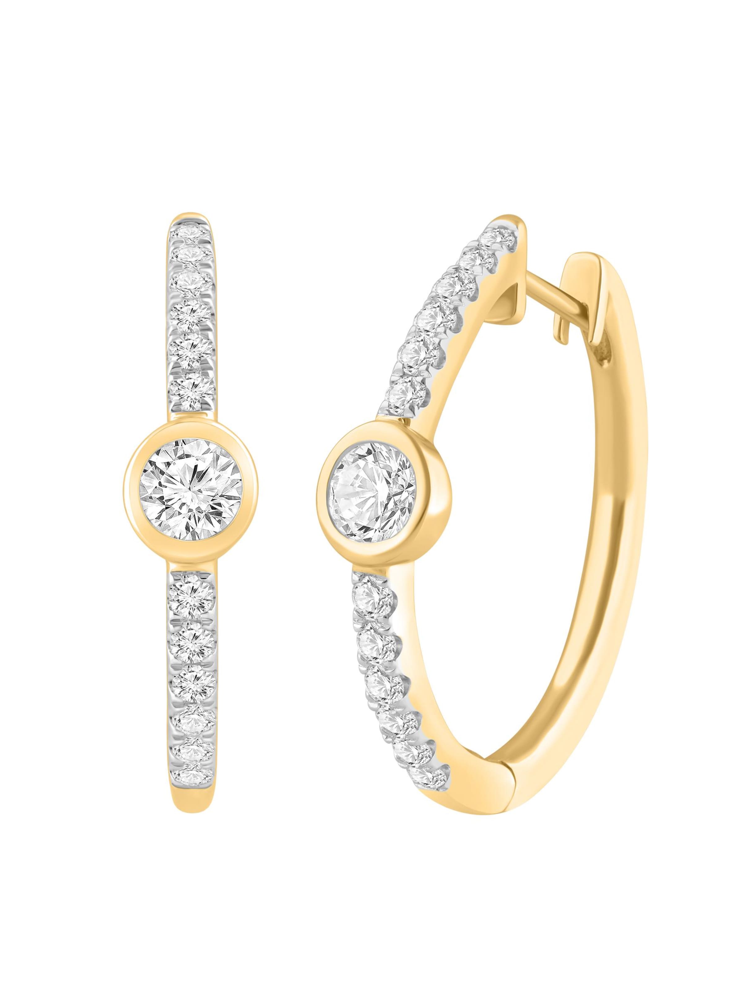 ETHISHER DIAMANTEN Earrings in Gold: front