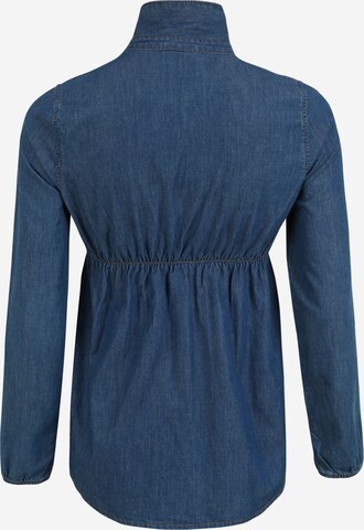 MAMALICIOUS Bluse in Blau