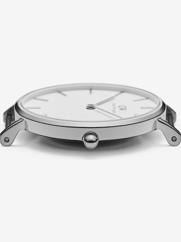 Daniel Wellington Analoog horloge 'Petite Sterling S White' in Zilver