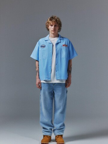 !Solid - Comfort Fit Camisa ' SDBoone ' em azul