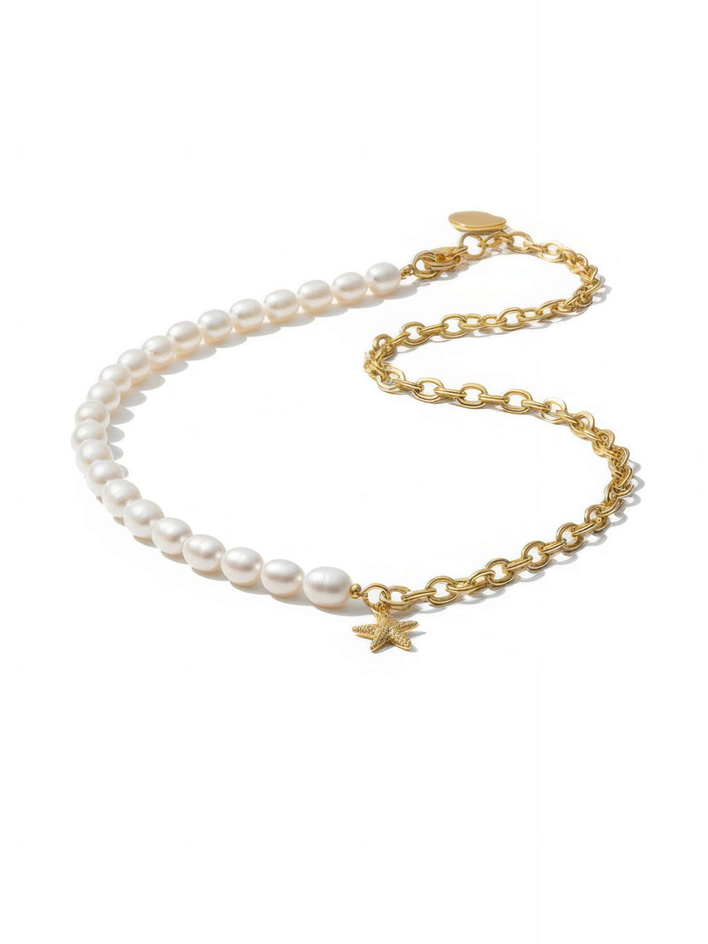 Nemomatheo Necklace 'Ocean Kiss' in White: front