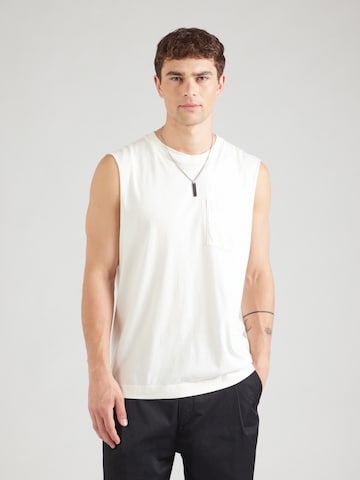 HOLLISTER Футболка в Бежевый: спереди