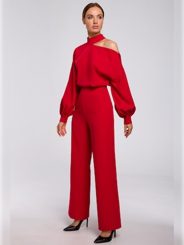 made of emotion - Jumpsuit 'M528' en rojo