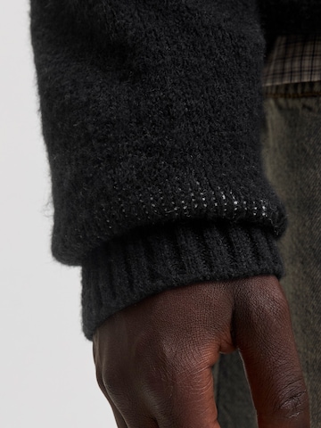 JACK & JONES - Pullover 'JORCHAMBERI' em preto