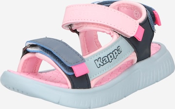 KAPPA حذاء مفتوح 'Kana' بلون أزرق: الأمام