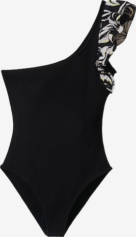 Shirtbody Desigual en noir : devant