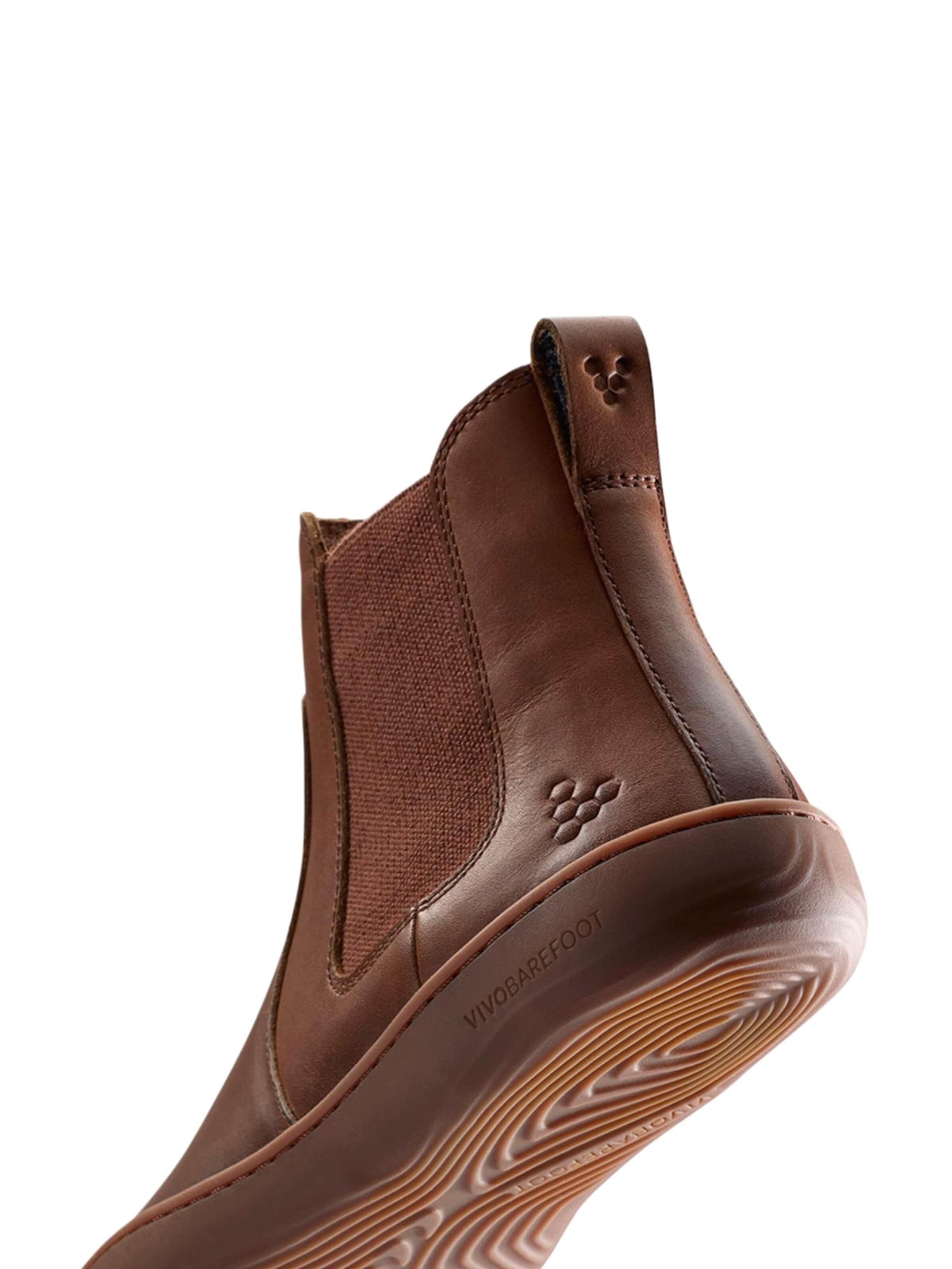 Chelsea Boots 'SENSUS' Vivo Barefoot en marron