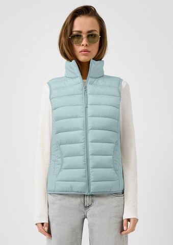 QS Bodywarmer in Groen: voorkant